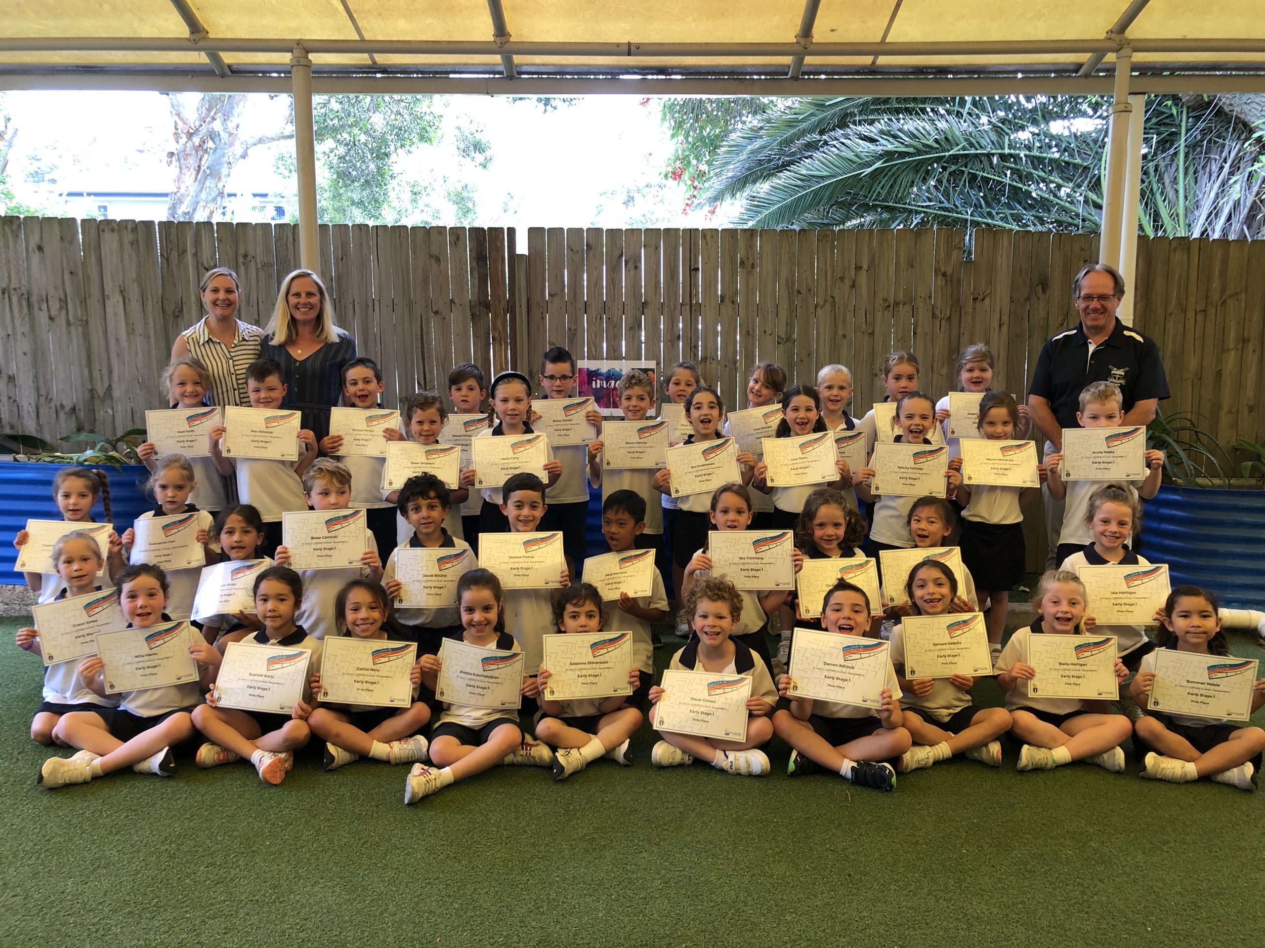 MEDIA RELEASE First Prize for the Kindy Kids at St. Johns Narraweena
